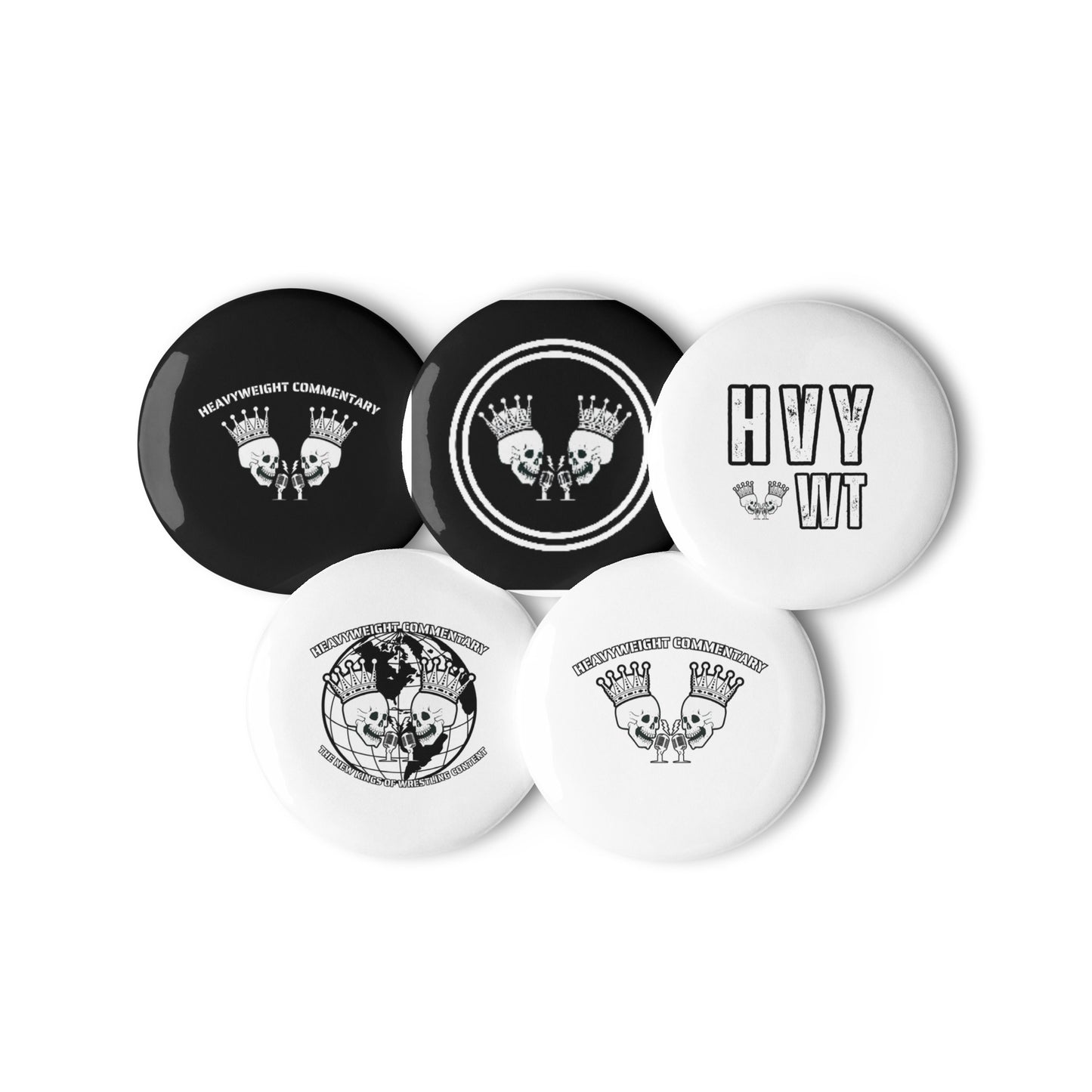 HC Pin Buttons ( Set of 5)