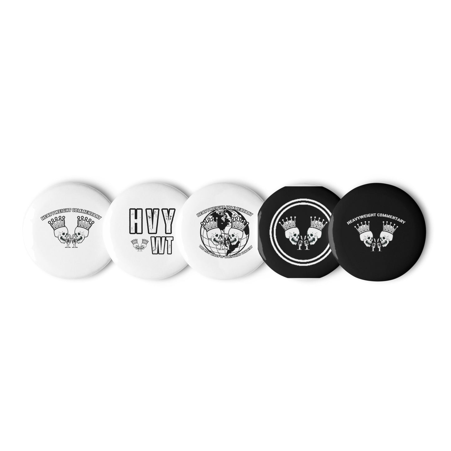 HC Pin Buttons ( Set of 5)